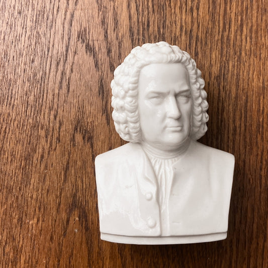 Vintage Bach porcelain bust