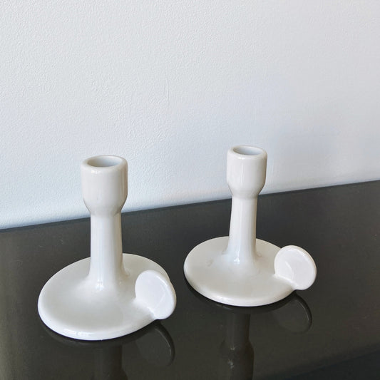 Scandinavian porcelain taper holder