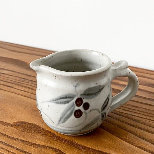 Olive branch cream pitcher